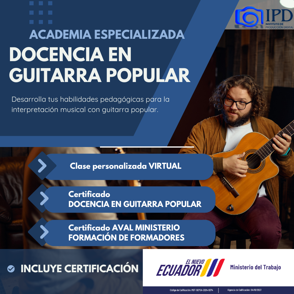 Docencia en Guitarra Popular