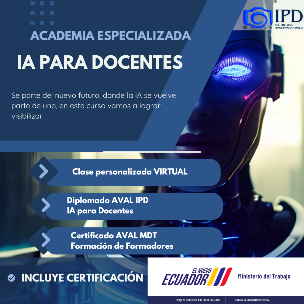 Inteligencia Artificial para docentes