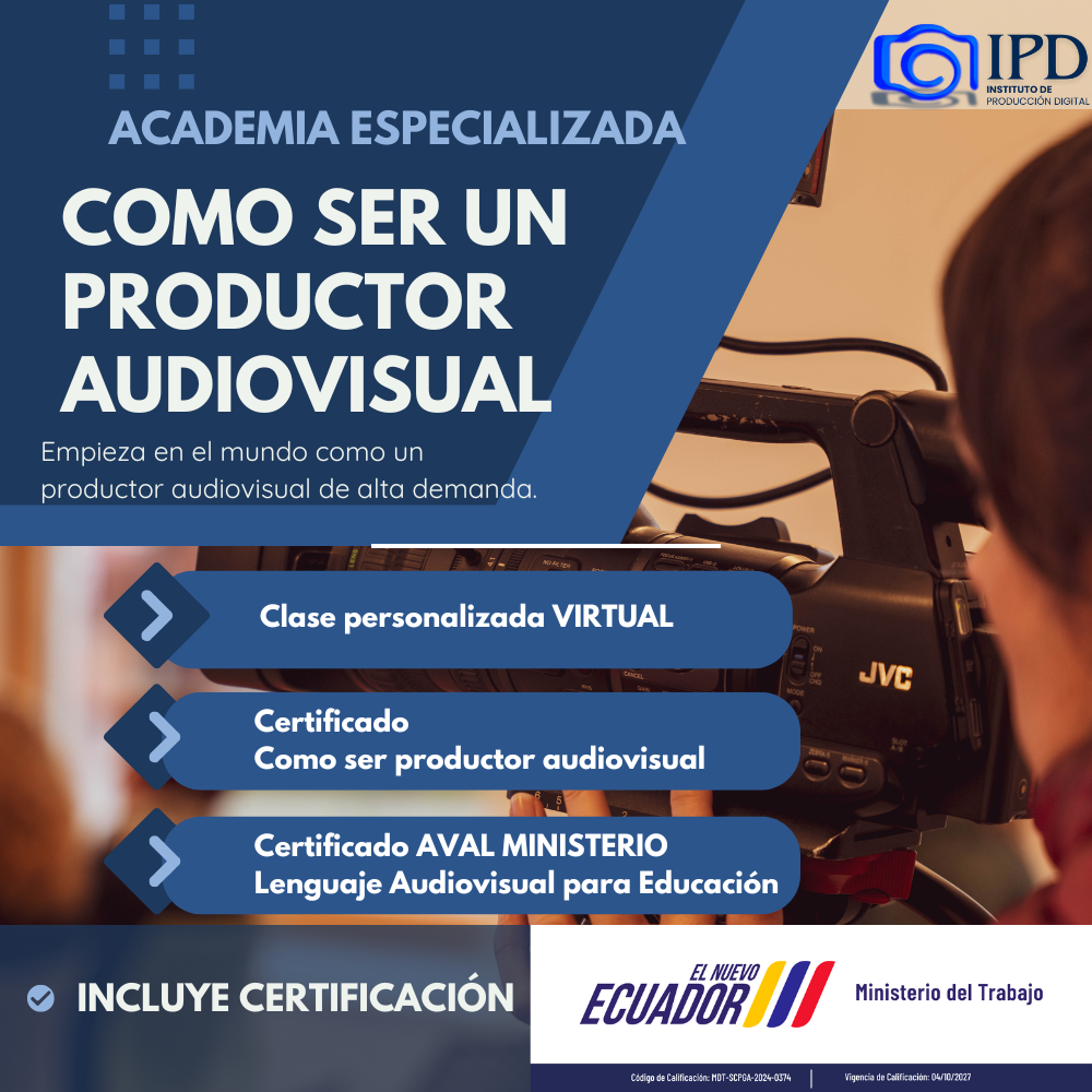 Como ser un productor audiovisual