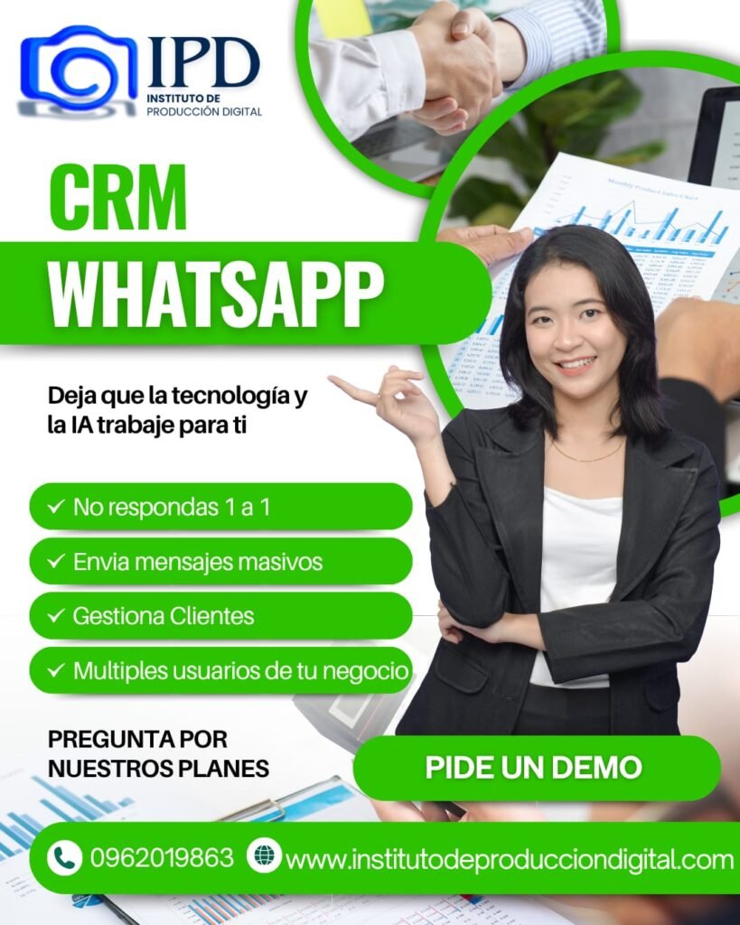 CRM para Whatsapp (licencia x 1 año)